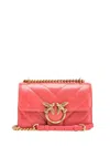 Pinko Love Puff Classic Cross Body Bag In Rot