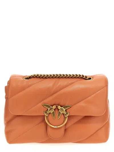 Pinko Love Puff Mini Bag In Orange