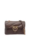 Pinko Borsa A Tracolla Media Love Bag Puff Marrone In Brown