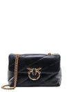 Pinko Medium Love One Classic Shoulder Bag In Black