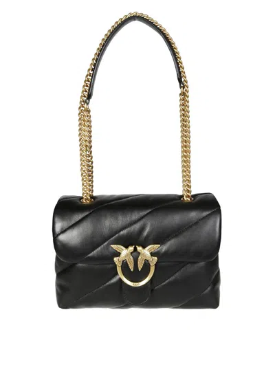 Pinko Love Puff Classic Shoulder Bag In Black