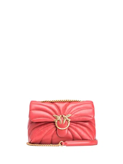 Pinko `love Puff Classic` Shoulder Bag In Red