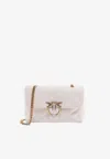 Pinko Love Puff Classic Shoulder Bag In White