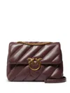 Pinko Big Love Bag Puff Shoulder Bag In Red