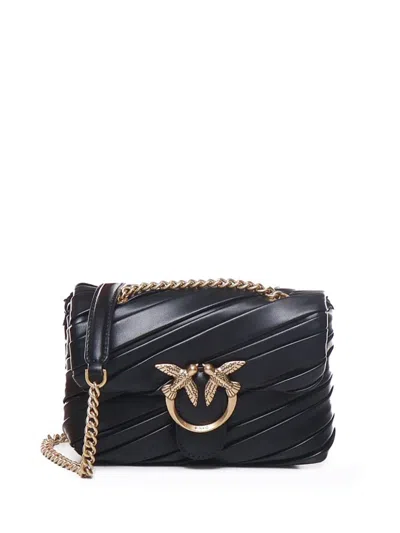 Pinko Love Puff Crossbody Bag In Black