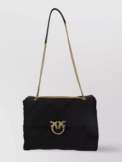 Pinko Love Puff Extra Cl Recycled Fa In Black