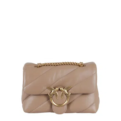 Pinko Love Puff Mini In Brown