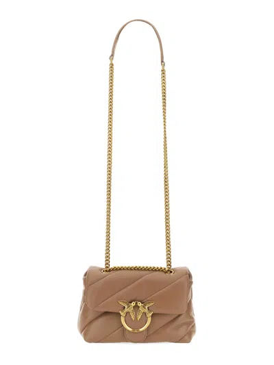 Pinko Love Puff Mini Bag In Dove