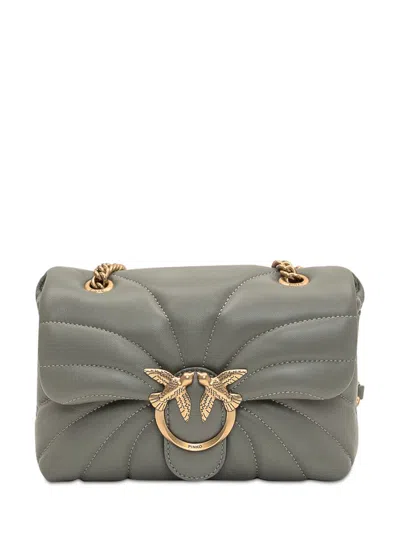 Pinko Love Puff Mini Bag In Gray