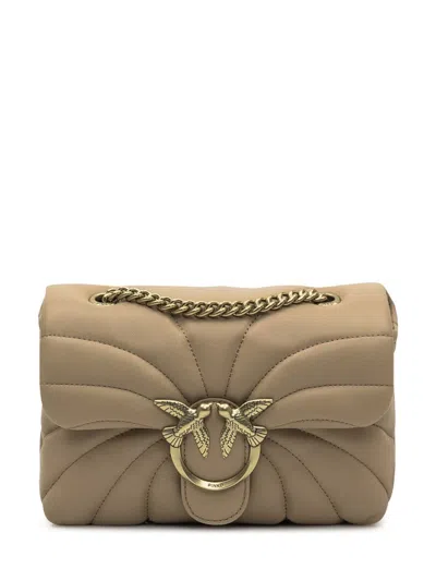 Pinko Love Puff Mini Cl In Neutral