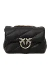 Pinko Love Puff Mini Cl Sheep Nappa Bag In Black