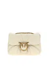 Pinko Love Bag Butterfly Mini Shoulder Bag In White