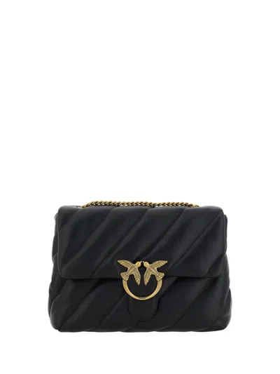 Pinko Love Puff Shoulder Bag In Black