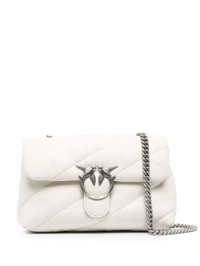 Pinko Love Puff Shoulder Bag In White
