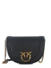 Pinko Love Round Click Classic Bag In Black