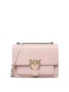 Pinko Love Satchel Bag In Light Pink
