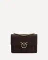 Pinko Love Shoulder Bag In Brown