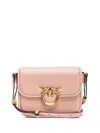 Pinko Front Flap Shoulder Bag In Pink