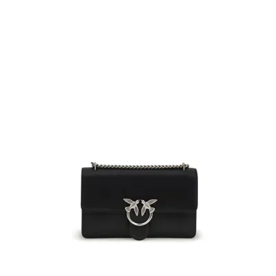 Pinko Love Shoulder Bag In Black