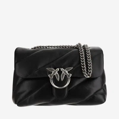 Pinko Medium Shoulder Bag Love Bag Puff Maxi Quilt In Black