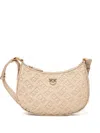 Pinko Love Shoulder Bag In Nude