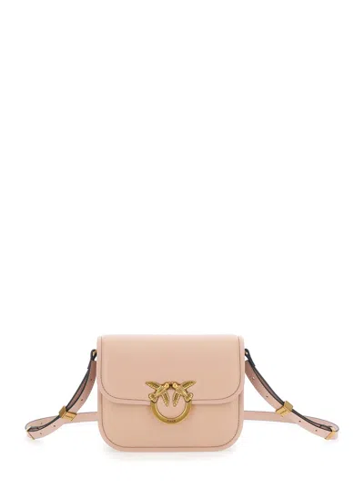Pinko Love Shoulder Bag In Pink