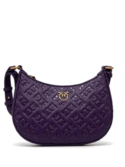 Pinko Love Shoulder Bag In Purple
