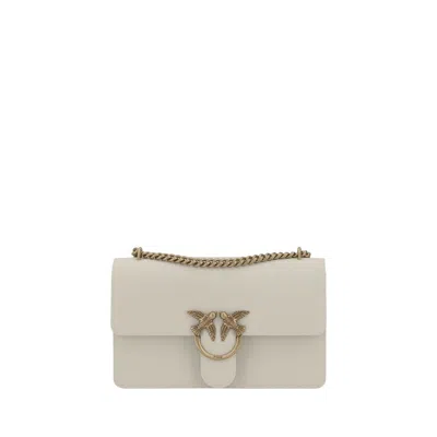 Pinko Love Shoulder Women's Bag In White