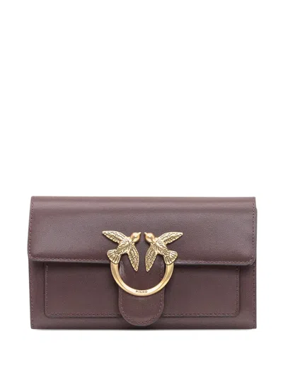 Pinko Love Simply Cross Body Bag In Red