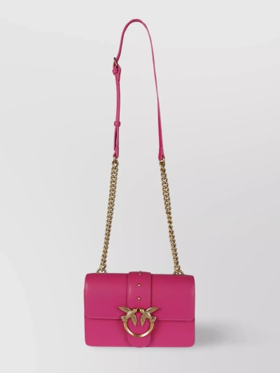 Pinko Love Simply Crossbody Bag In Fuchsia