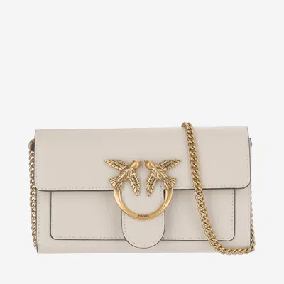 Pinko Love Simply Wallet In Neutral