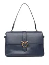 Pinko Love Slouchy Shoulder Bag In Blue