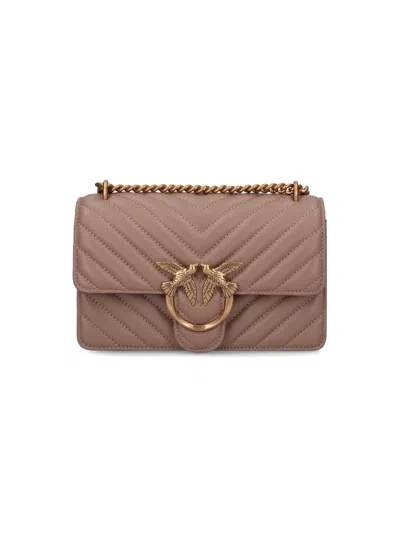 Pinko 'love' Small Bag In Brown