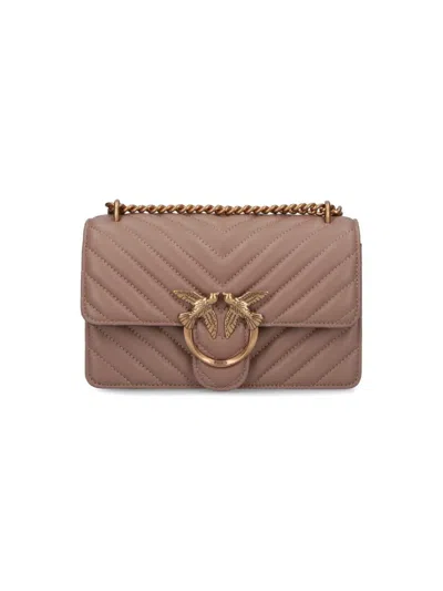 Pinko Love" Small Bag Brown In Multi