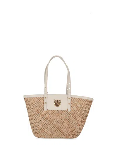 Pinko Love Summer Basket Rafia + Vit In Multi