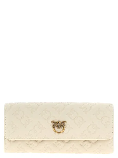 Pinko Love Tiny Birds Wallets, Card Holders In White