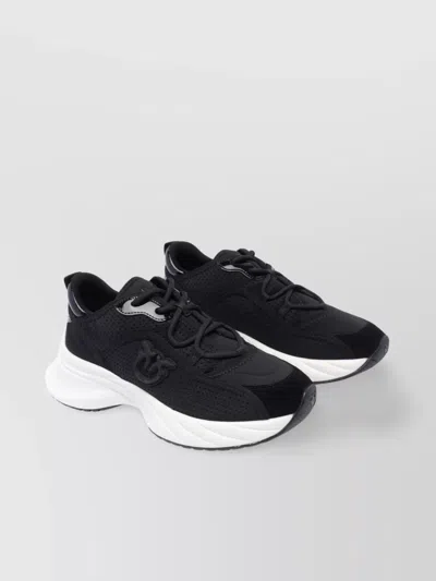 Pinko Low Top Chunky Sole Perforated Sneakers
