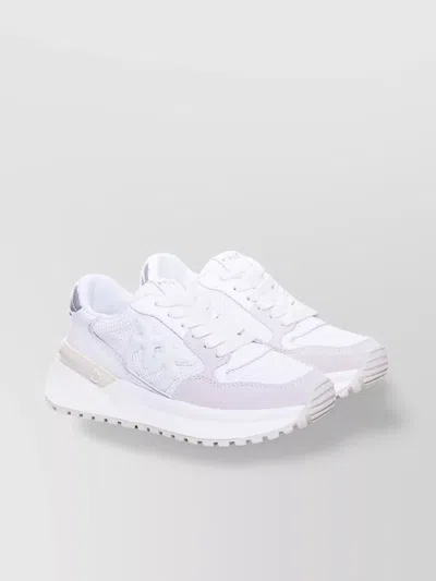 Pinko Low Top Fabric Sneakers In White