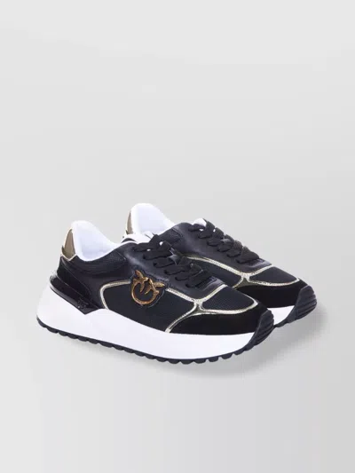 Pinko Low Top Sneakers Golden Detail