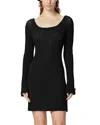Pinko Round Neckline Knit Mini Dress