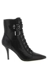 Pinko Pointed Toe Ankle Boots With High Stiletto Heel In Black