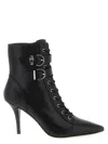 Pinko Pointed Toe Ankle Boots With High Stiletto Heel In Black