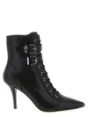 Pinko Pointed Toe Ankle Boots With High Stiletto Heel In Black