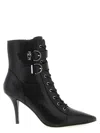 Pinko Pointed Toe Ankle Boots With High Stiletto Heel In Black