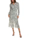 Pinko Lugagnano Maxi Dress In Grey