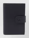 Pinko Saffiano Leather Passport Holder With Birds Logo