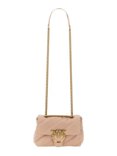 Pinko Love Mini Puff Shoulder Bag In Pink