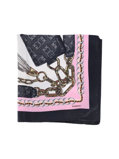 Pinko Luxurious Viscose-silk Scarf For Women