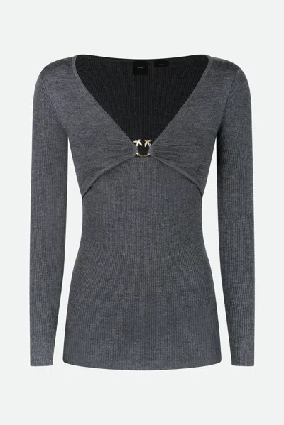 Pinko Maglia Grigia In Gray