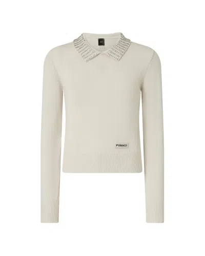 PINKO VENTOTENE IVORY JERSEY